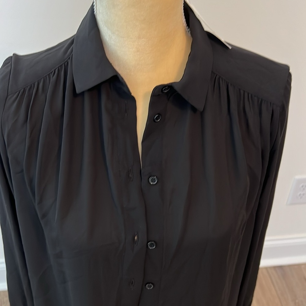 NWT H&M Black Blouse Size 4